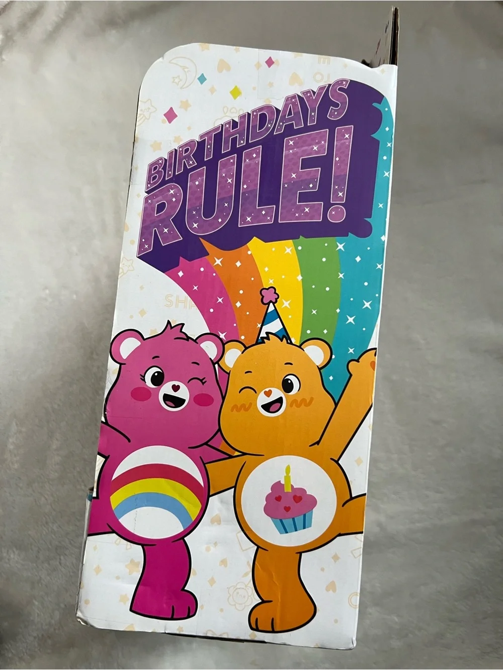 2021 Care Bears Birthday Bear with Lights and Sounds Cupcake Tummy 12